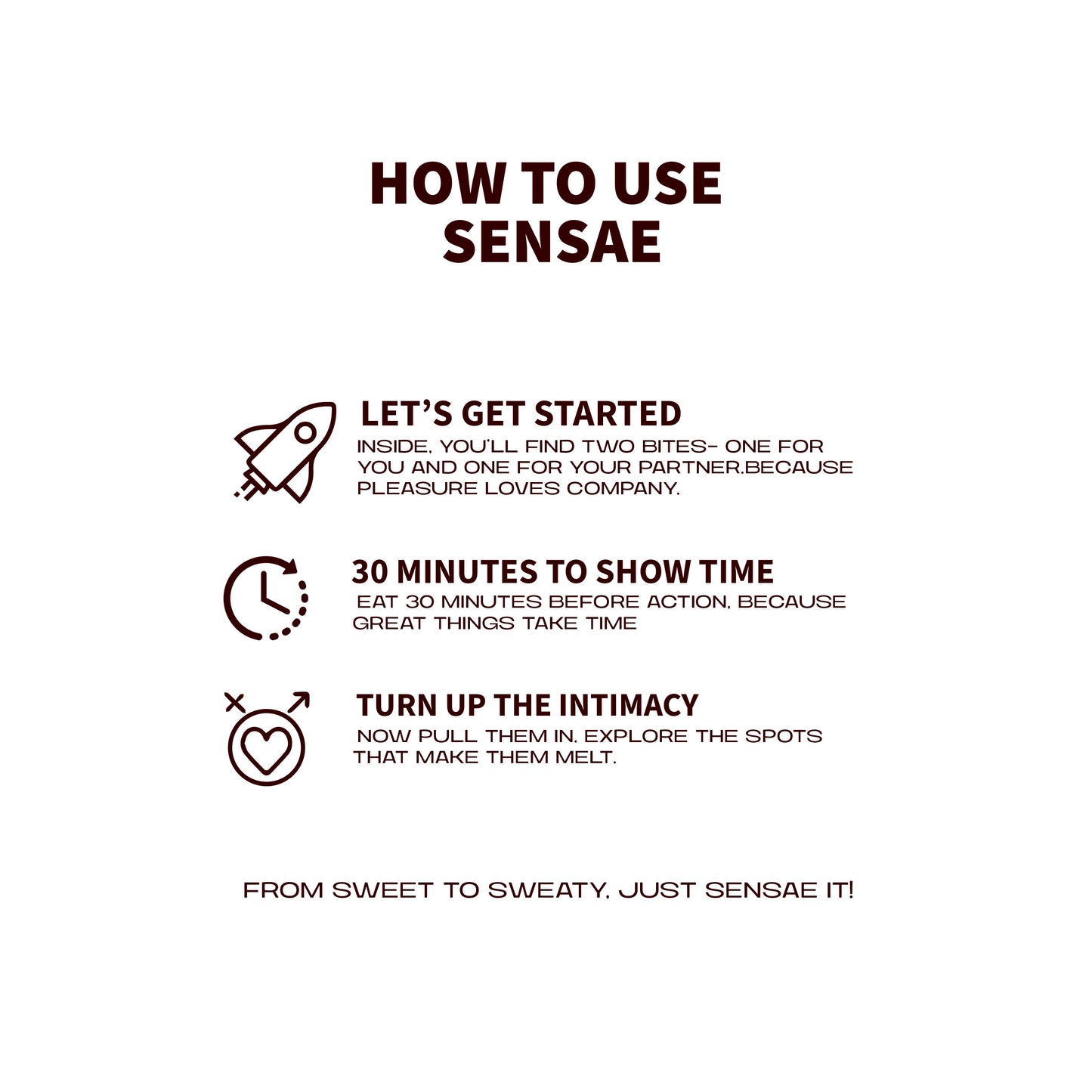 Sensae aphrodisiac mood enhancing chocolate (pack of 6 )