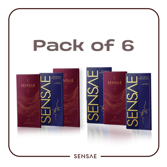 Sensae aphrodisiac mood enhancing chocolate (pack of 6 )