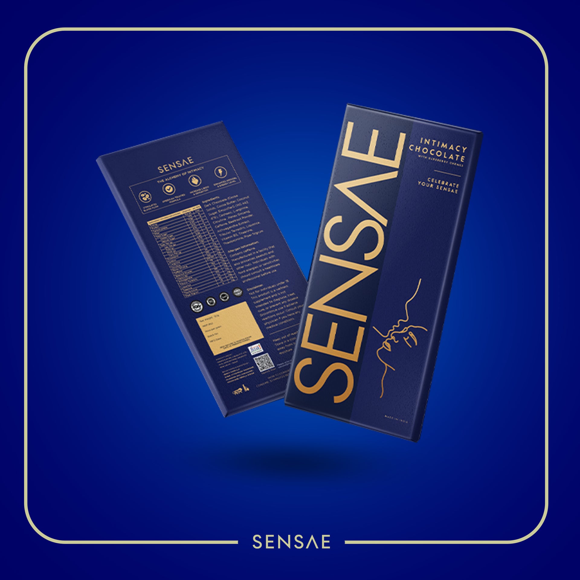 Sensae Aphrodisiac Mood Enhancing Chocolate - Midnight Blue
