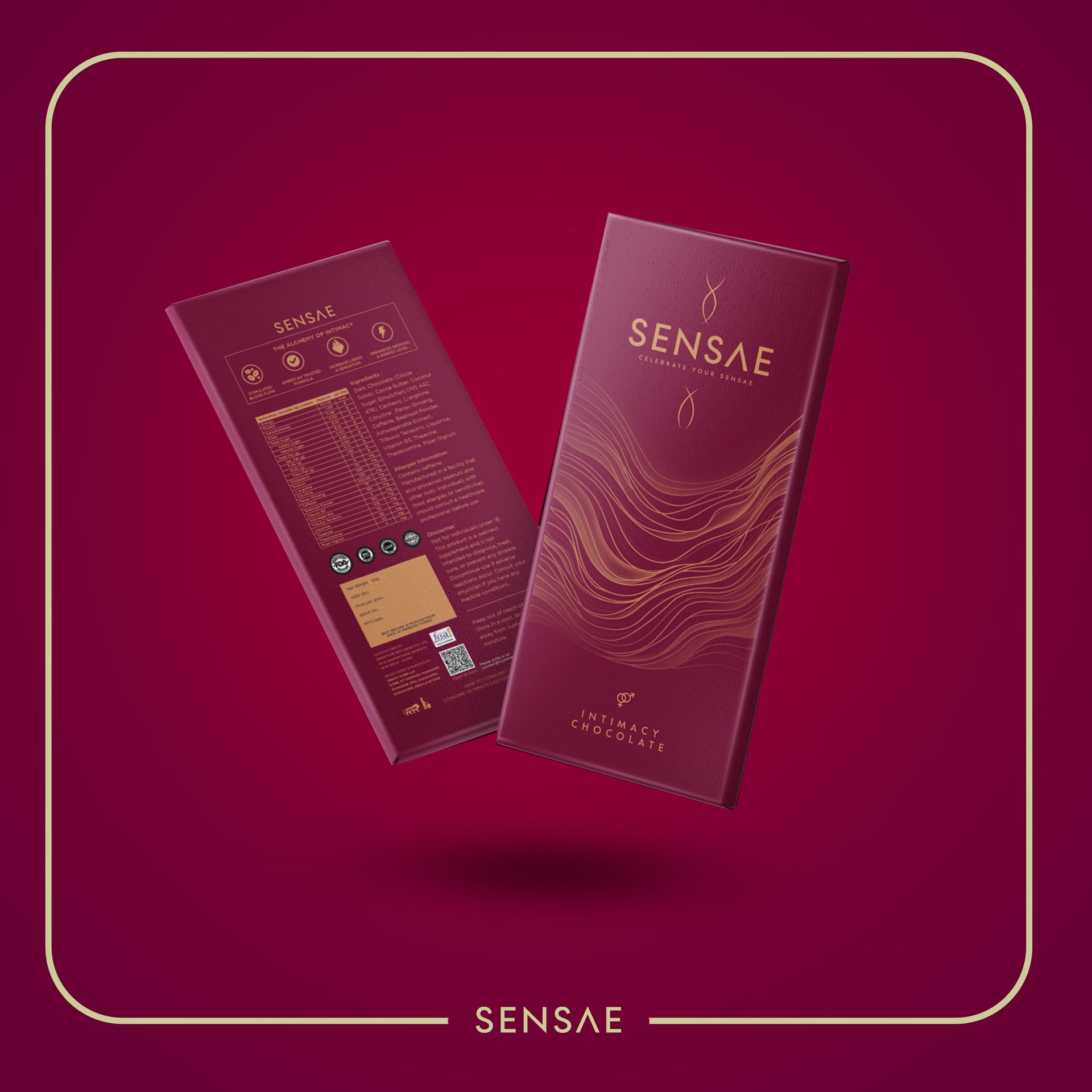 Aphrodisiac Mood Enhancing Couple Chocolate - Red Lust